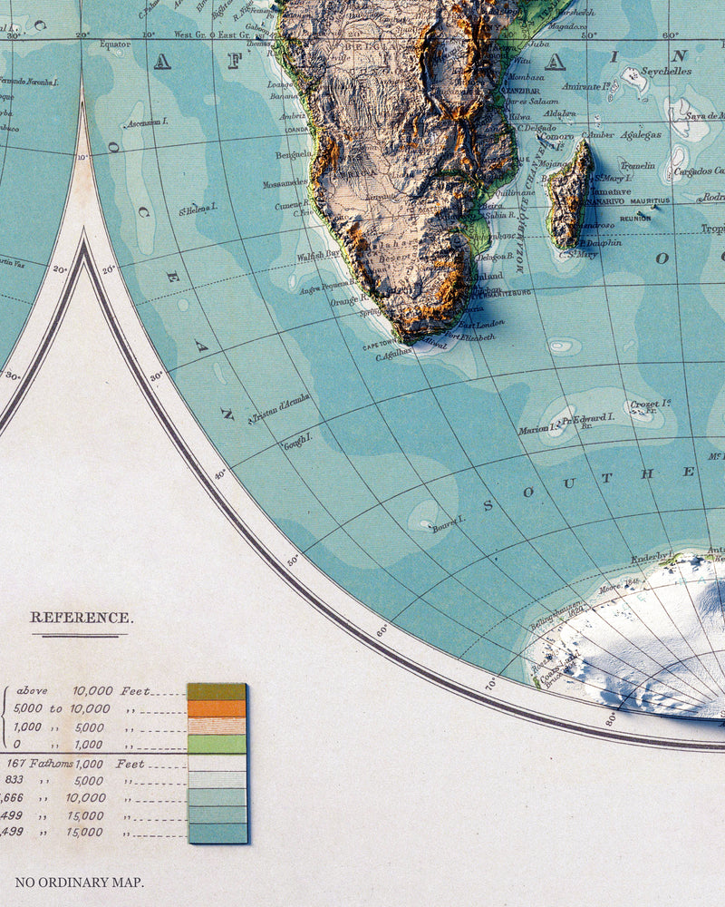 World Hemispheres Map (1925) - Renovated - Encompass Geographic